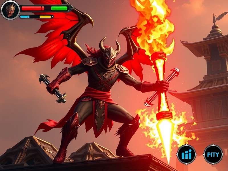 Mace Hero Rise endgame boss battle